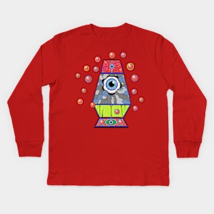 Electric Kool-Aid Lava Man Kids Long Sleeve T-Shirt